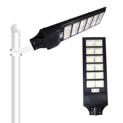 kwaliteit  Garden 600W Energy Saving ABS IP65 Solar Street Light Radar Detector And Road Lighting Remote Control Led Street Light fabriek