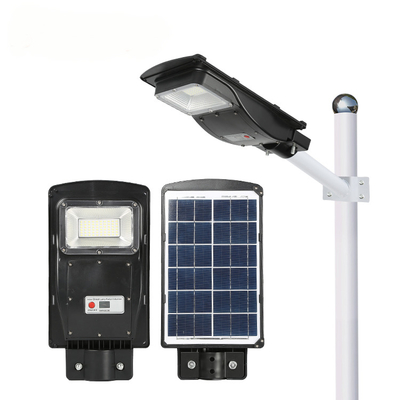 Outdoor Garden Bridgelux Chip Waterproof Ip 66 Motion Sensor 20w 40w 60w SMD All In One LED Solar Street Light